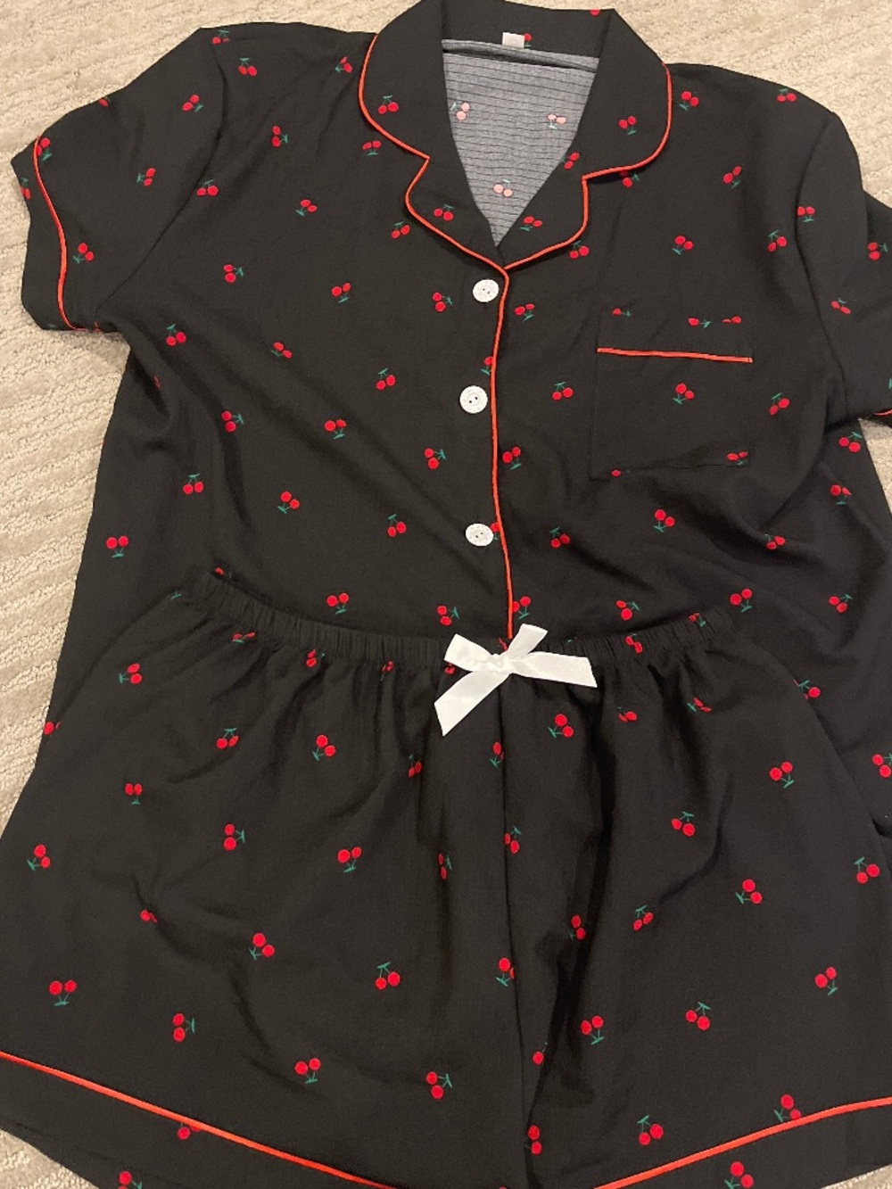 Cherry pajama set